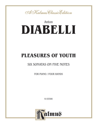 Diabelli Pleasures Of Youth 1P4H  Kalmus Classic Series