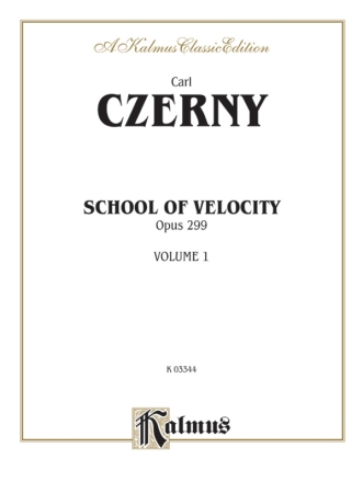Czerny School Veloc.Op.299 V1 Ps  Kalmus Classic Series