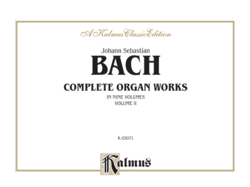 Bach Complete Organ Works Vol2 O  Kalmus Classic Series