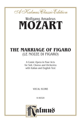 Mozart Marriage Of Figaro      V  Kalmus Classic Series