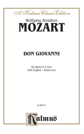 Mozart Don Giovanni            V  Kalmus Classic Series