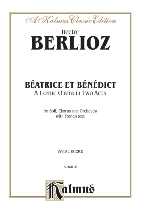 B�atrice et B�n�dict   vocal score (fr)