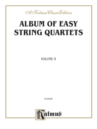 Easy String Quartet Alb. 2     4  Kalmus Classic Series