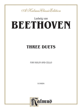 3 Duets for violin and cello parts
