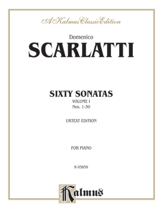Scarlatti 60 Sonatas Vol.1 P/S  Kalmus Classic Series