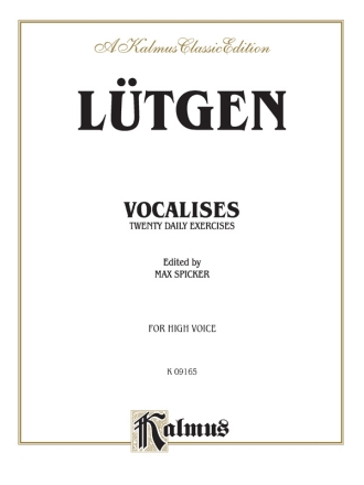 Vocalises for high voice and piano