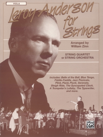 Leroy Anderson for Strings for string quartet (orchestra) viola