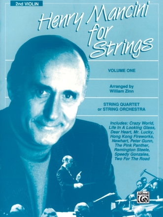 Henry Mancini for strings vol.1 for string quartet or orchestra violin 2