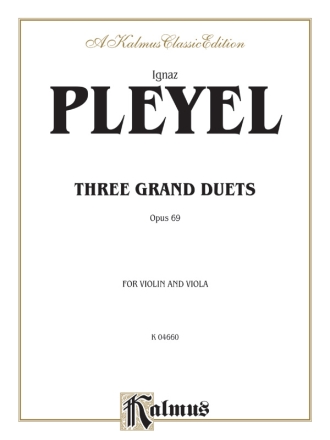 3 Grand Duets op.69 for violin and viola