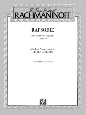 Rhapsody, Op 43 On A Theme By Scores