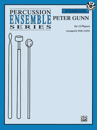 Peter Gunn Perc Ens W Cd Percussion ensemble