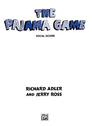 Pajama Game Voice and piano (classical)