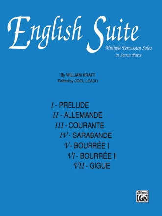 English Suite in 7 Parts for multiple percussion (1 player)
