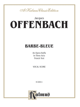 Barbe-Bleue  Vocal score (fr)
