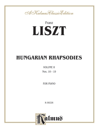 Liszt Hung Rhap Vol 2 #10-19 P/S  Kalmus Classic Series