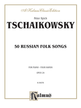Tchaikowsky 50 Russ.Flksng.1P4H  Kalmus Classic Series