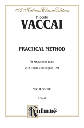 Vaccai Prac. Meth. Sop.Or Ten. V  Kalmus Classic Series