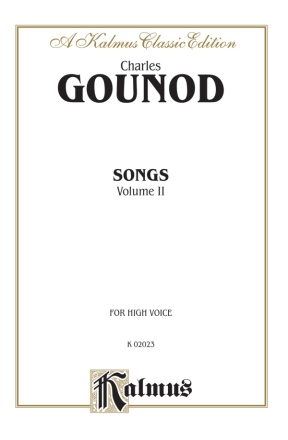 Songs vol.2  for high voice and piano (fr)