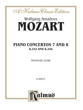 Mozart Piano Concs. No. 7 & 8  M  Kalmus Classic Series