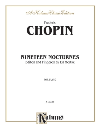 Chopin Mertke  Nocturnes      Pa  Kalmus Classic Series