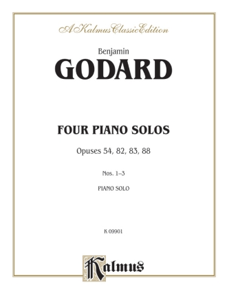 4 Piano Solos op. 54, 82, 83, 88 for piano solo