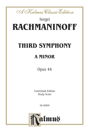 Symphony a minor no.3 op.44 for orchestra study score