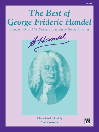 The Best of George Frideric Handel for string orchestra score