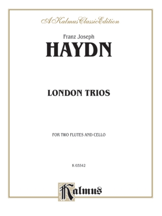 Haydn 4 London Trios/2 Fl & Cell  Kalmus Classic Series
