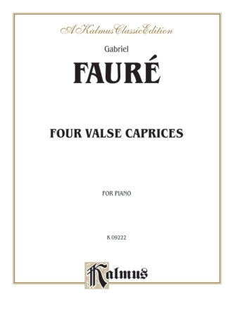 Faure 4 Valse Cap. Op 30 38 59 6  Kalmus Classic Series