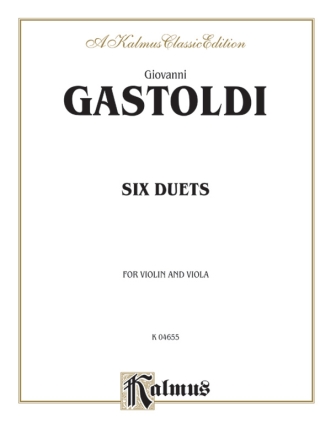 6 Duets for violin and viola score
