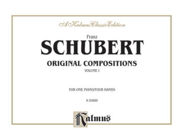 Schubert Original Comps.V1 1P4H  Kalmus Classic Series