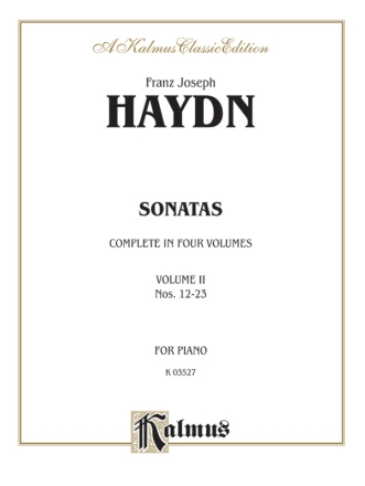 Haydn Sonatas Vol. 2 (12-23)  Kalmus Classic Series