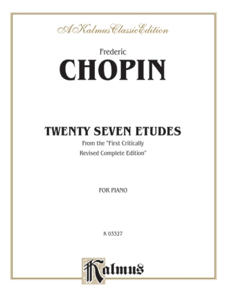Chopin Etudes                 Pa  Kalmus Classic Series