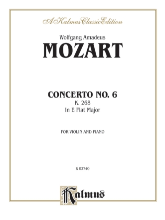 Mozart Violin Conc.No.6,K268   V  Kalmus Classic Series