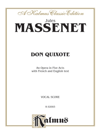 Massenet Don Quixote Vs  Kalmus Classic Series