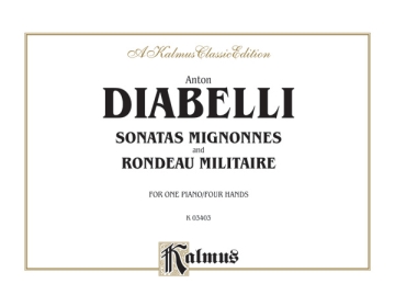 Sonatas Mignonnes op.150 and Rondeau Militaire  for 1 piano 4 hands