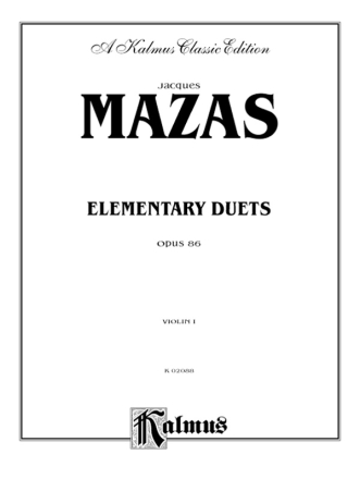 Elementary Duets op.86 for 2 violins parts