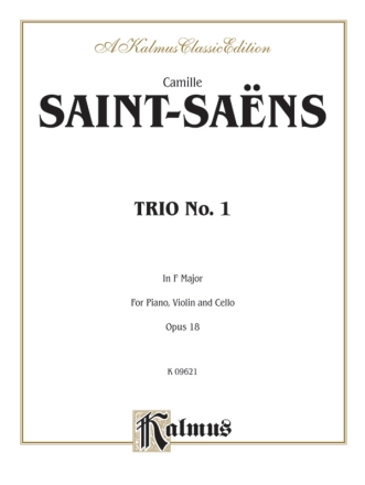 Trio in F Major no.1 op.18 for violin, cello and piano parts