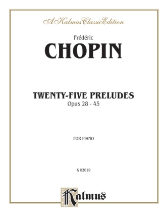 25 Preludes op.28-45 for piano