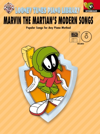 Marvin the Martian's modern Songs for intermediate piano (+ midi disk and CD)