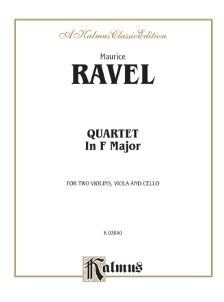 String Quartet in F Major for 2 violins, viola and violoncello parts