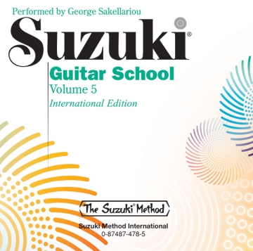 Sakellariou Suzuki Guitar School Vol5 CD Guitar teaching (classical)