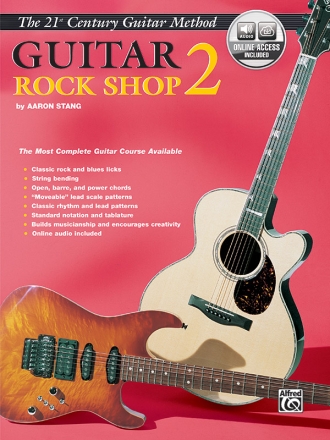 Guitar Rock Shop vol.2 (+CD) Rock and blues licks, string bending...