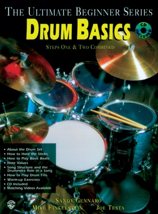 Drum basics Steps 1+2 (+CD) fr Schlagzeug