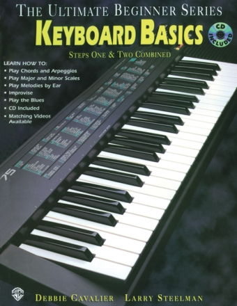 KEYBOARD BASICS STEPS 1 AND 2 COMBINED (+CD) STEELMAN, LARRY, KOAUTOR