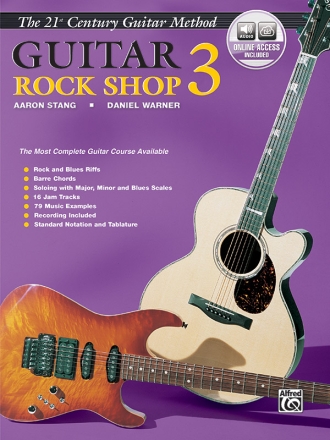 Guitar Rock Shop vol.3 (+CD) Rock and Blues Riffs, Barre Chords, Soloing...