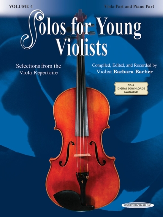 Solos for Young Violists vol.4 for viola and piano