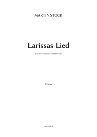 Larissas Lied fr Klavier