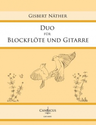 Duo fr Blockflte und Gitarre Spielpartitur