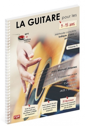 La Guitare pour les 9-15 ans - Volume 1 (+Online Audio) pour guitare